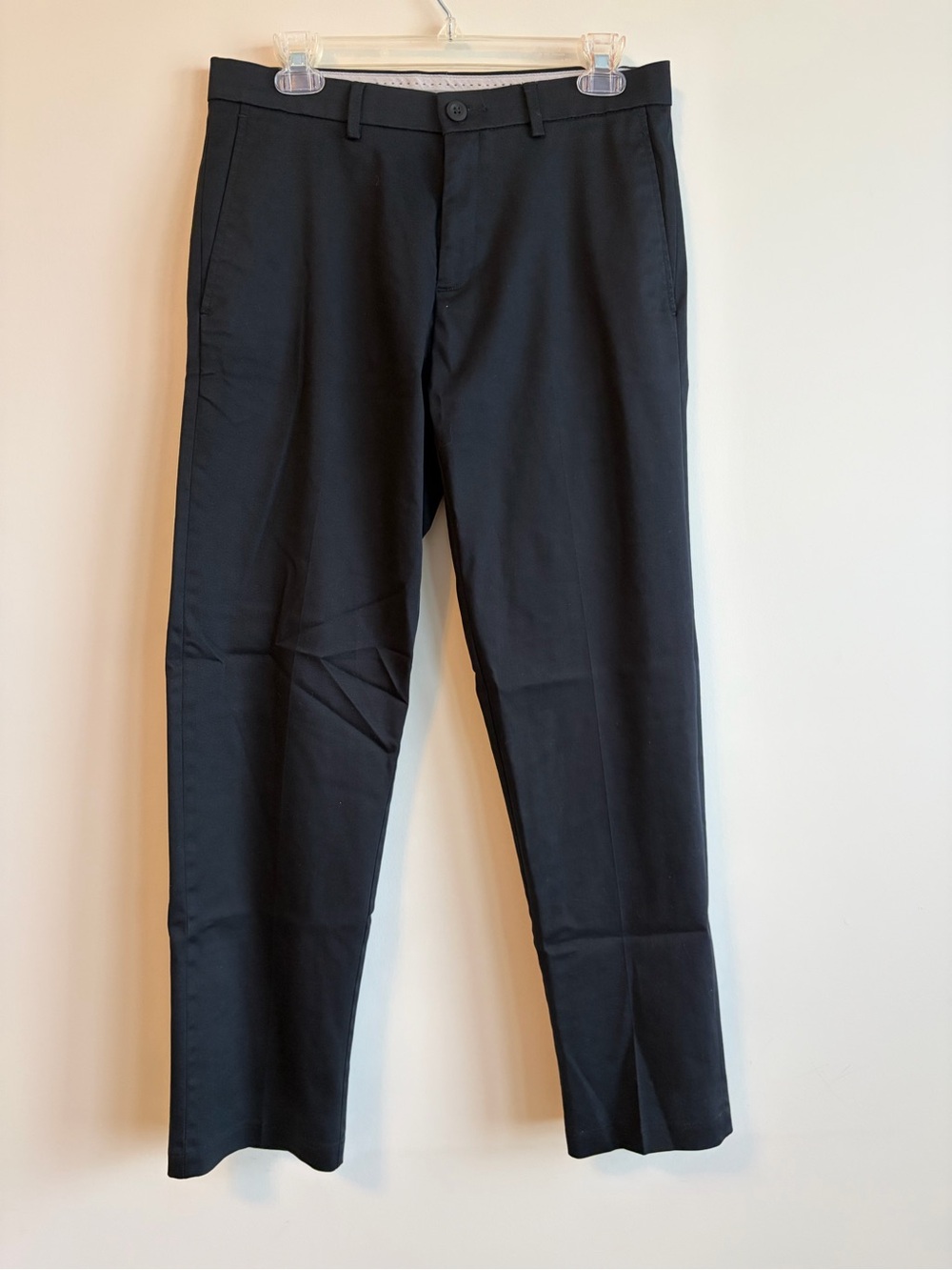 Haggar Black Men’s Dress Pants - Straight Leg iron free premium khaki 30 X 30